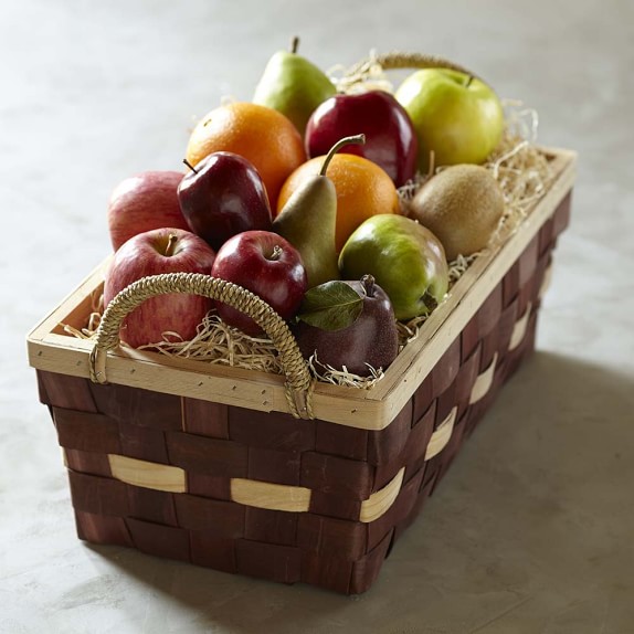 The Fruit Company Fruit Basket, Large, Plain Williams Sonoma