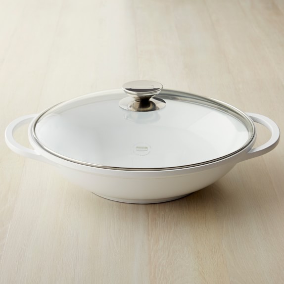 Berndes Vario Click Pearl Ceramic Nonstick Wok with Lid, 5 1/4-Qt.