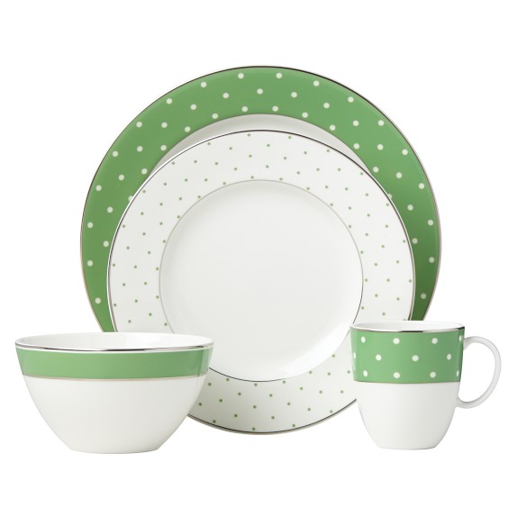 kate spade new york Sadie Street 4Piece Dinnerware Set Williams Sonoma