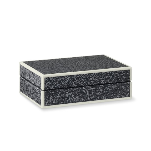 Faux Reen Box Black Williams Sonoma Faux Reen Box Black