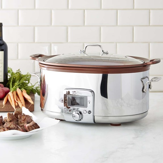 All Clad Gourmet Slow Cooker With In One Browning 7 Qt All Clad Gourmet Slow Cooker With In One Browning 7 Qt