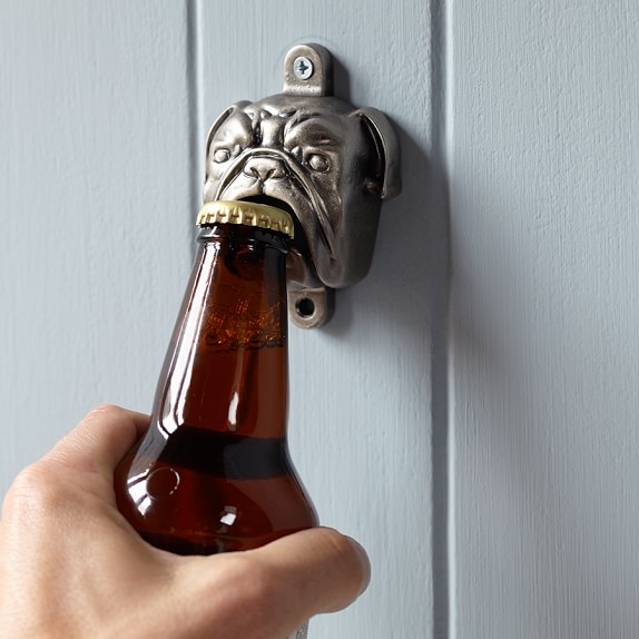 Novelty Wall Mounted Bottle Opener Bulldog Williams Sonoma