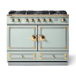 La Cornue Stoves Williams Sonoma Tapestry With Stainless Steel And Polished Br