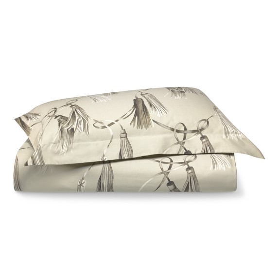 Printed Tassels Duvet Cover & Shams Williams Sonoma