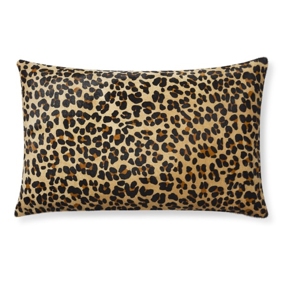 Leopard Hide Lumbar Pillow Cover Williams Sonoma