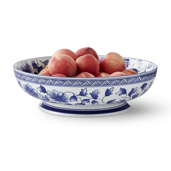 Blue White Ceramic Fruit Bowl Large Williams Sonoma