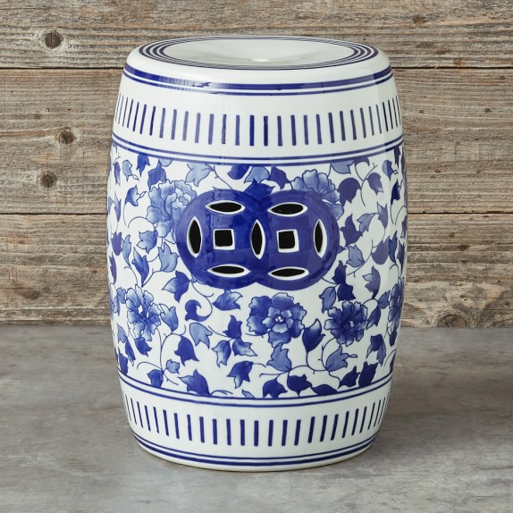 Blue White Ceramic Garden Table Williams Sonoma Blue White Ceramic Garden Table