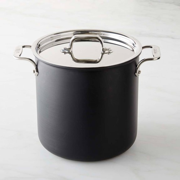 All Clad Ns1 Nonstick Induction Stock Pot Williams Sonoma All Clad Ns1 Nonstick Induction Stock Pot