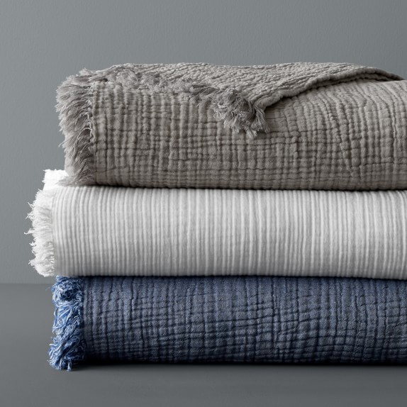 Co Cotton Blanket Williams Sonoma Co Cotton Blanket