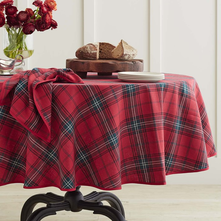 Image result for plaid tablecloth