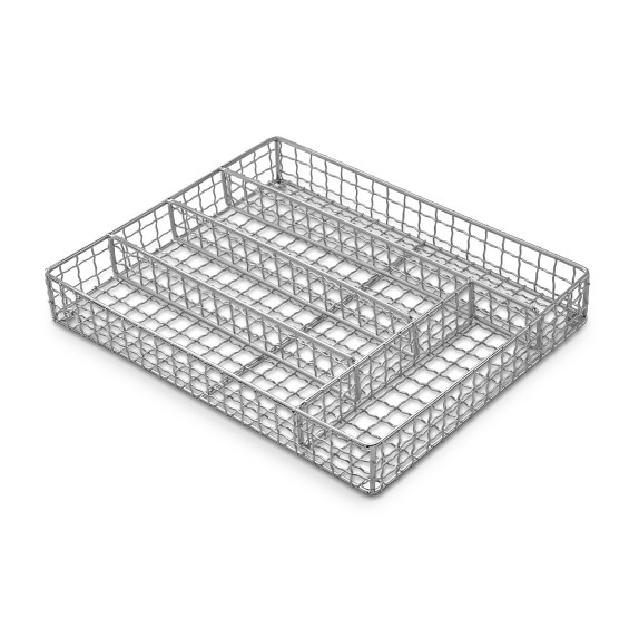 StainlessSteel Flatware Tray Williams Sonoma