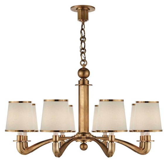 AERIN Kensington Chandelier, Antique Brass Williams Sonoma