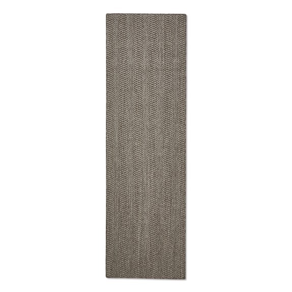 Sirena Sisal Rug, Black Pearl Williams Sonoma