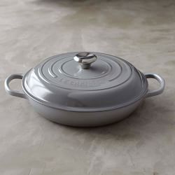 Le Creuset French Grey Williams Sonoma Le Creuset Signature Cast Iron Braiser