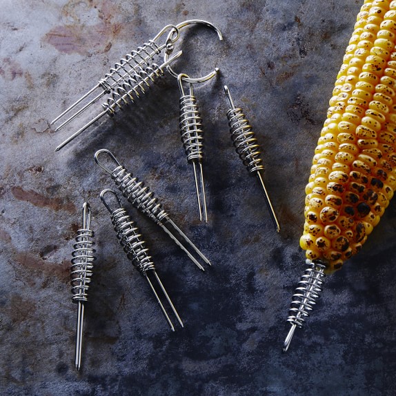 Williams Sonoma Open Kitchen Corn Picks, Set of 8
