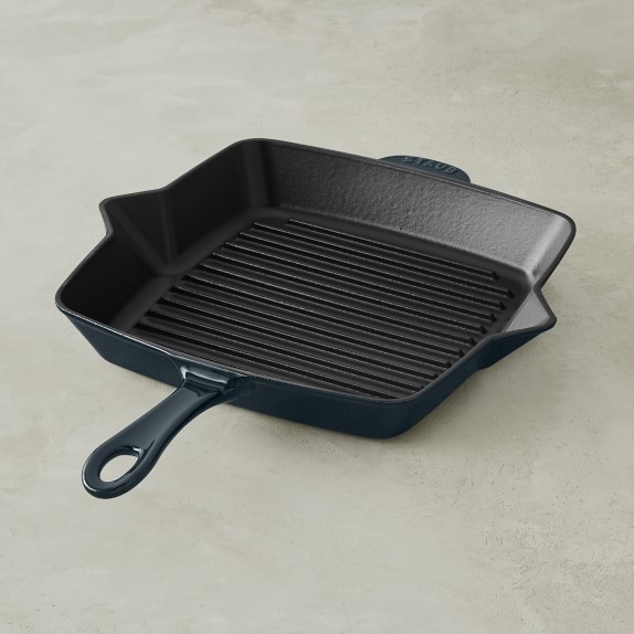 Staub Cast Iron Grill Pan Williams Sonoma Staub Cast Iron Grill Pan 10