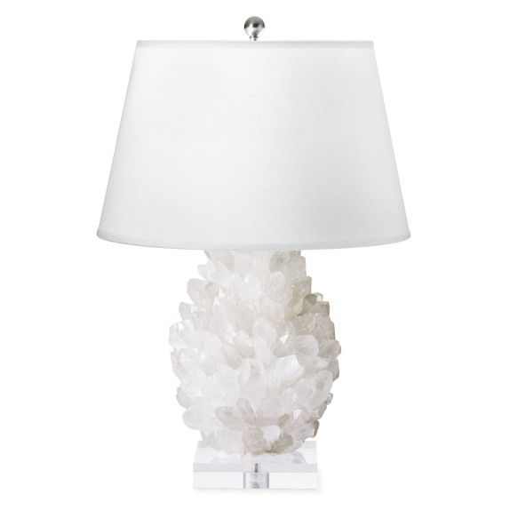 Charlotte Clear Quartz Table Lamp Base