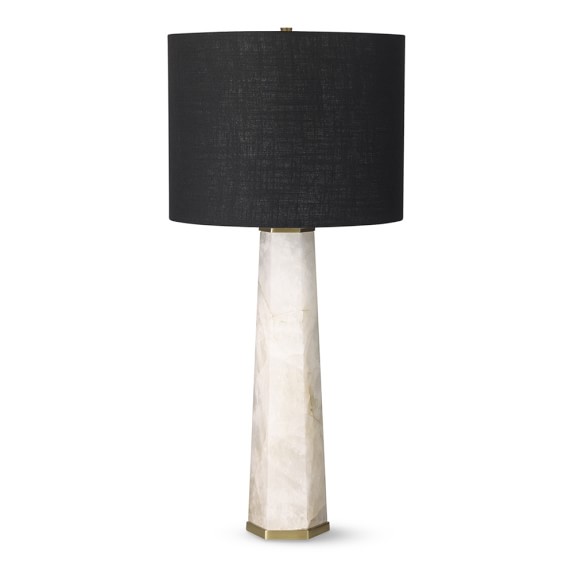 Table Lamps Williams Sonoma Tall Cut Stone Table Lamp White Quartz 1 995