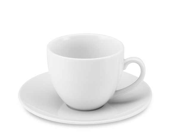 Brerie All White Porcelain Cups Saucers Set Of 4 Williams Sonoma