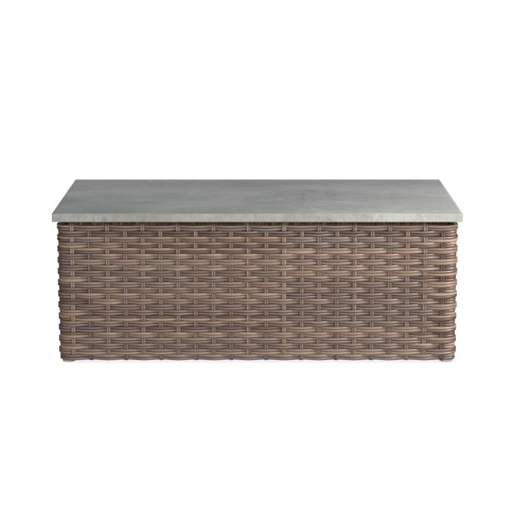 Concrete Williams Sonoma Montecito Outdoor Coffee Table