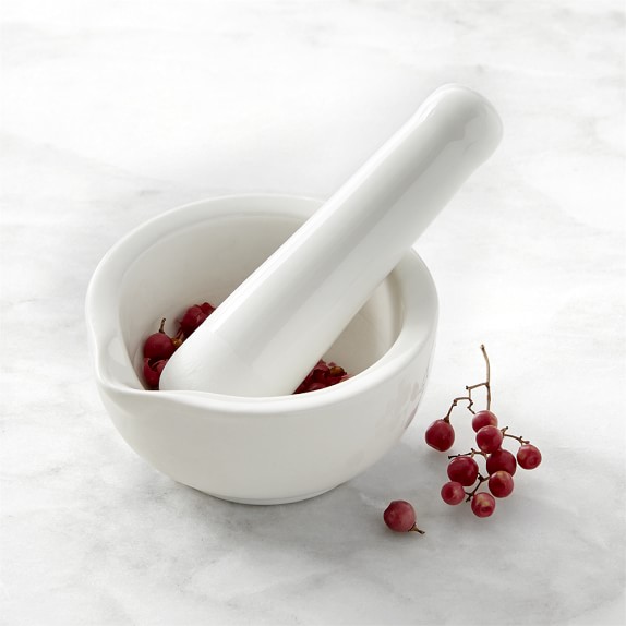 La Porcellana Bianca Mortar & Pestle Williams Sonoma