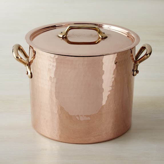 Mauviel Copper Stock Pot Williams Sonoma