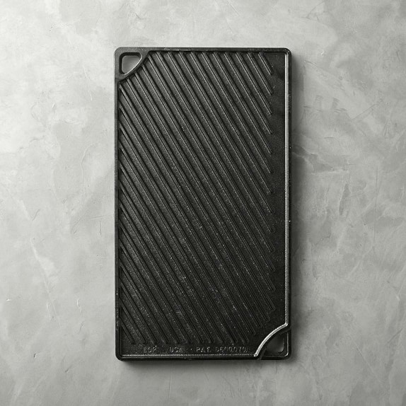 Lodge Cast Iron Reversible Grill Griddle Pan Williams Sonoma Lodge Cast Iron Reversible Grill Griddle Pan