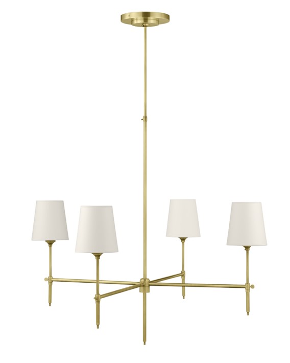 Owen Chandelier Antique Brass Williams Sonoma