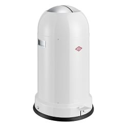 Trash Recycling Cans Williams Sonoma White