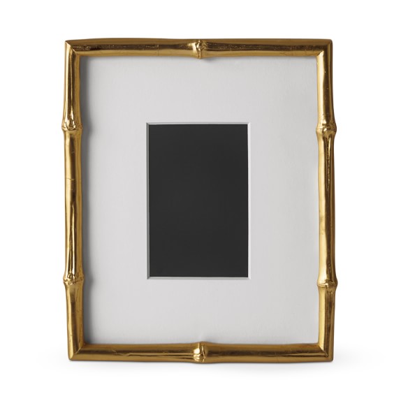 Aerin Gilded Bamboo Gallery Frame Williams Sonoma Aerin Gilded Bamboo Gallery Frame