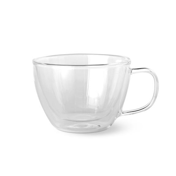 Double Wall Gl Latte Mugs Williams Sonoma Double Wall Gl Latte Mugs