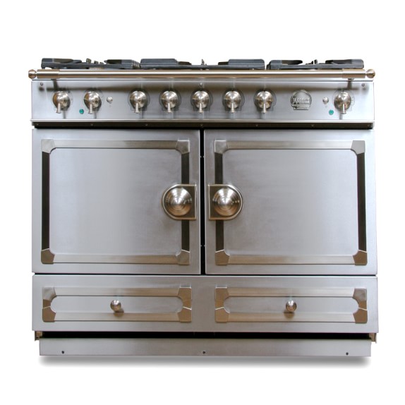 La Cornue CornuFe 110, Stainless Steel with Stainless Steel & Satin Chrome