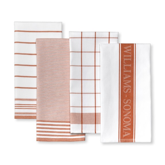 Williams Sonoma MultiPack Towels, Pumpkin Orange Williams Sonoma