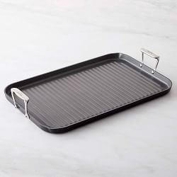 Induction Grill Pans Griddles Williams Sonoma All Clad Ns1 Nonstick Double Burner Grill