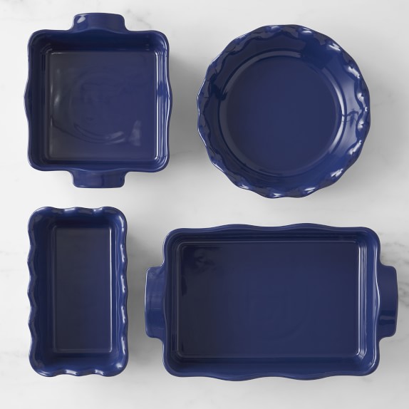 Emile Henry Essential 4Piece Ruffled Bakeware Set Williams Sonoma