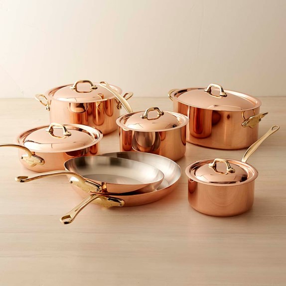 Mauviel Copper 12 Piece Cookware Set Williams Sonoma Mauviel Copper 12 Piece Cookware Set