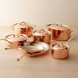 Copper Cookware Williams Sonoma Mauviel Copper 12 Piece Cookware Set