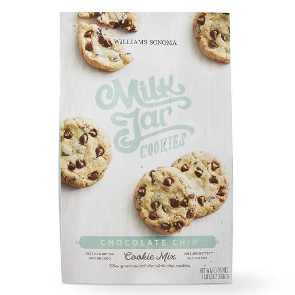Williams Sonoma Milk Jar Chocolate Chip Cookie Mix