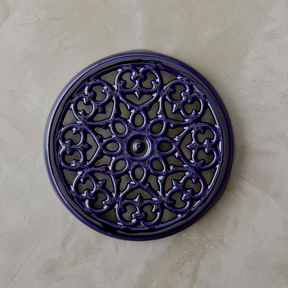 Staub Cast Iron Trivet Williams Sonoma Staub Cast Iron Trivet Blue