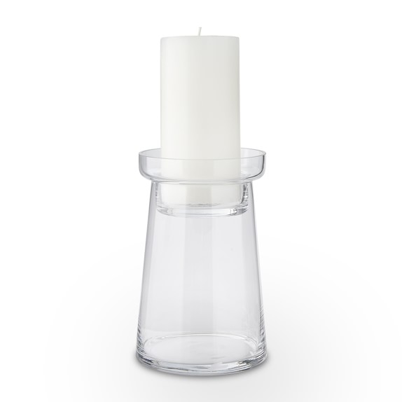 Glass Pillar Candle Holder Williams Sonoma