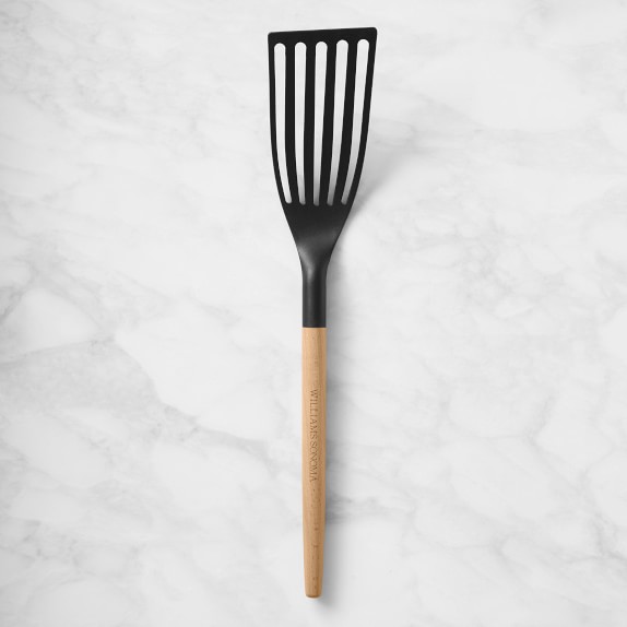 Williams Sonoma Nonstick Fish Spatula with Wooden Handle