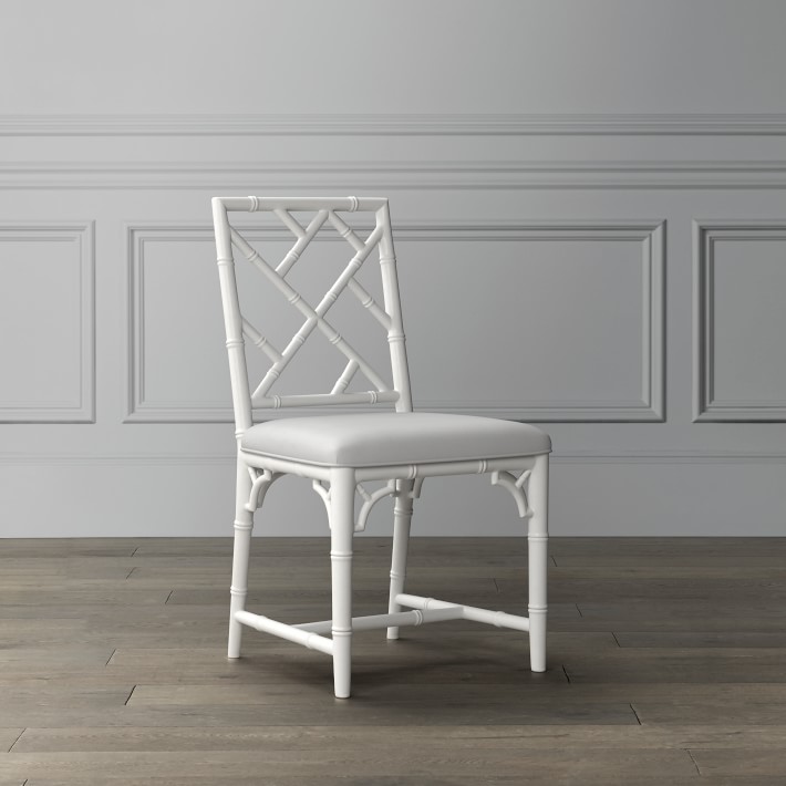 Chippendale Bistro Side Chair. #diningchairs #whitechairs #furniture #homedecor