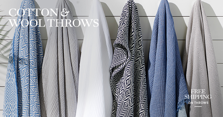 Cotton, Wool, & Other Throws