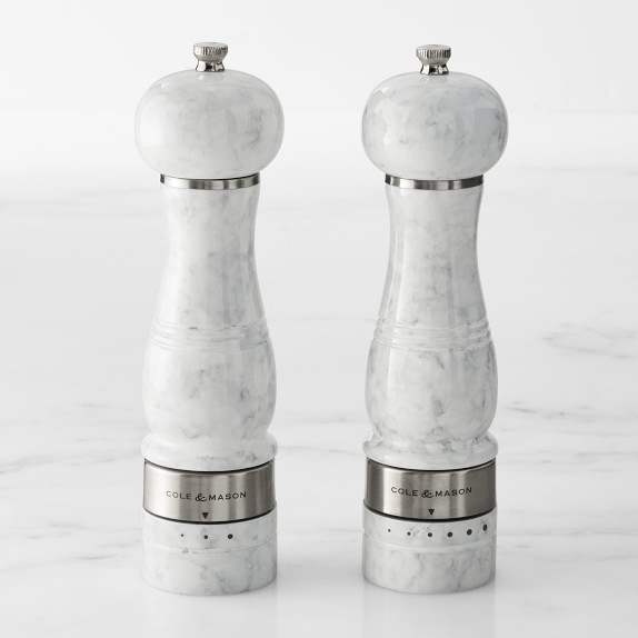 Cole & Mason Ardingly Faux Marble Salt & Pepper Mill Williams Sonoma