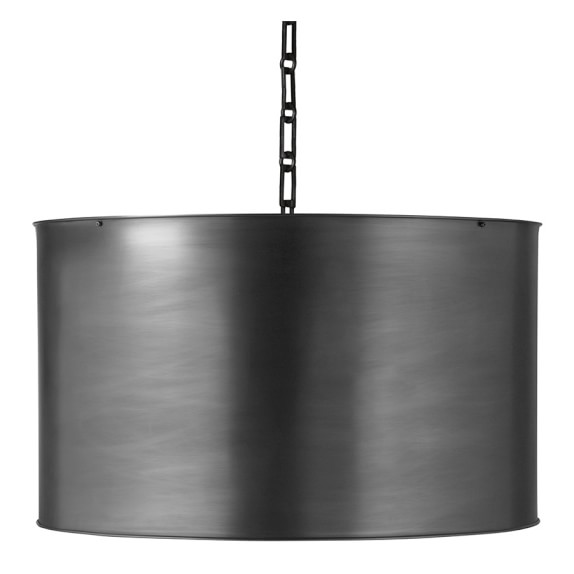 Custom Drum Pendant, Oiled Bronze Williams Sonoma