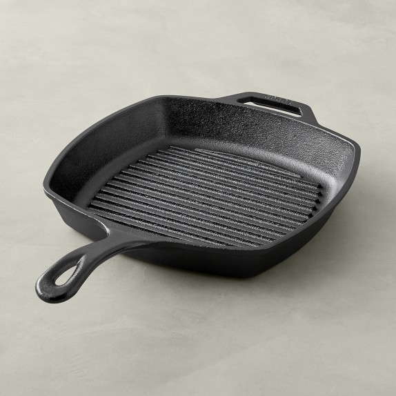 Lodge CastIron Square Grill Pan Williams Sonoma