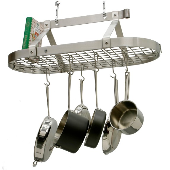 Enclume Traditional Oval Ceiling Pot Rack Williams Sonoma Scroll To Next Item