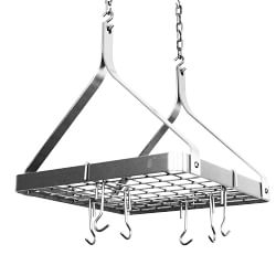 Pot Racks Pan Hangers Williams Sonoma Enclume Square Ceiling Pot Rack Sugg Price 279 399 95 Our 242