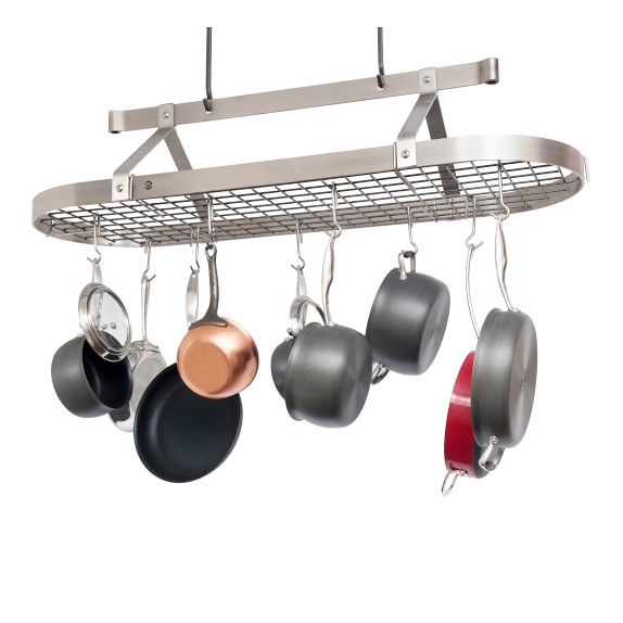 Enclume Traditional Oval Ceiling Pot Rack Williams Sonoma Scroll To Previous Item