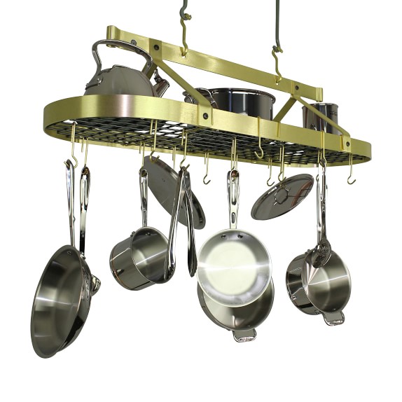Enclume Traditional Oval Ceiling Pot Rack Williams Sonoma Scroll To Next Item